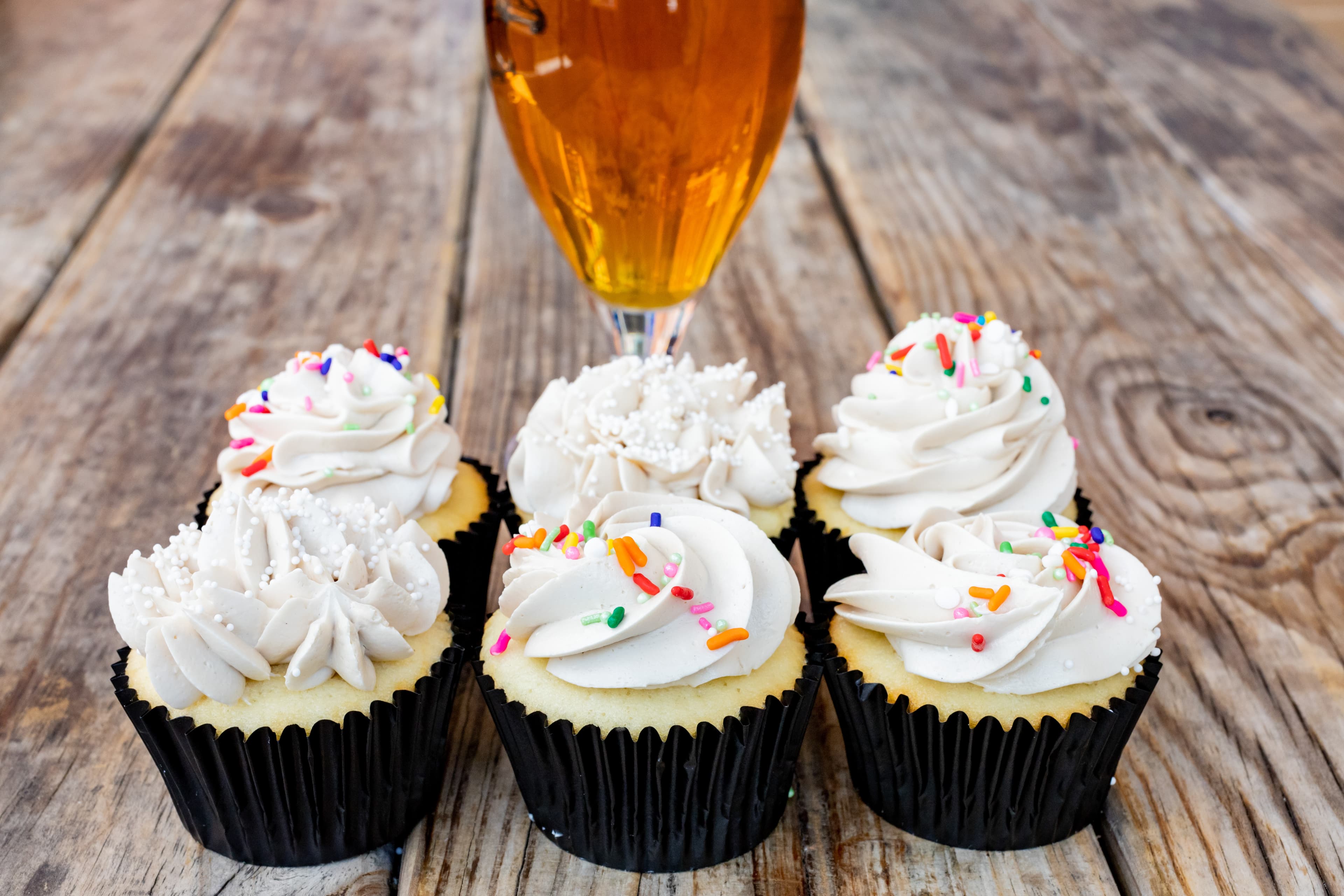 brewery class cupcakes with beer