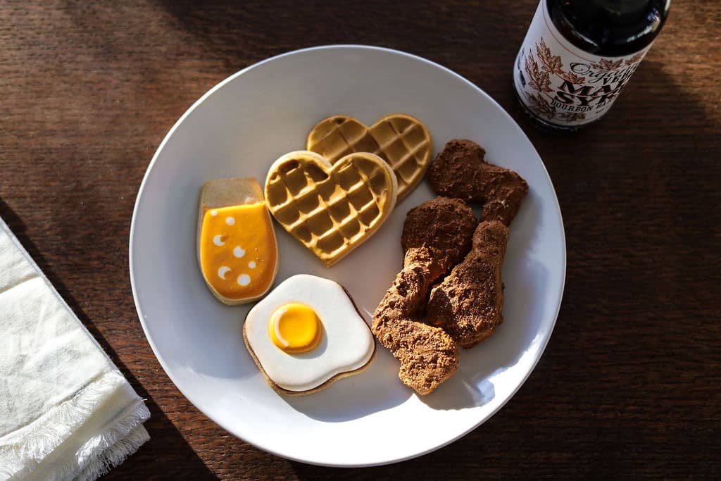 chicken and waffles