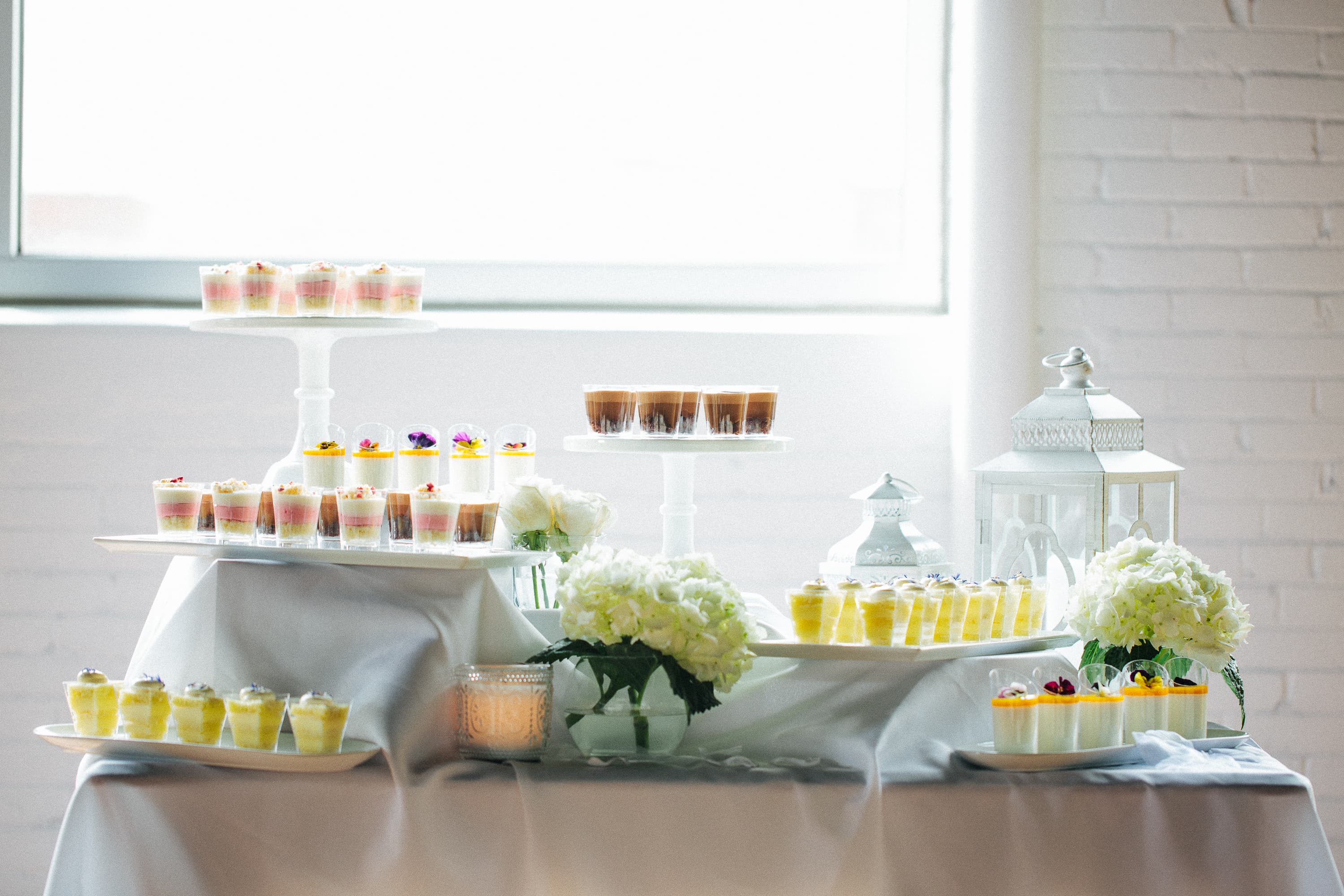 tiered dessert stands